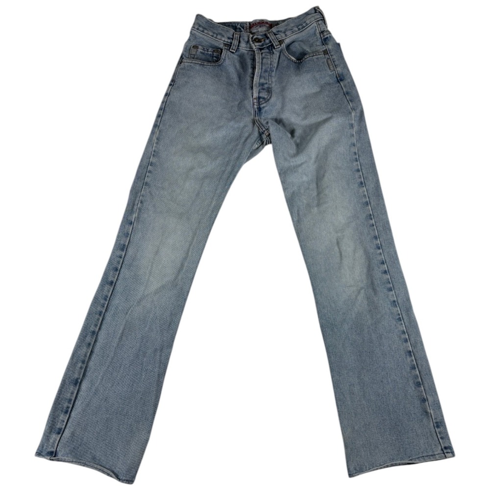 VTG Silver Jeans Co. Womens 25x32 (25x29.5)‎ Blue Denim Light Wash Straight Leg